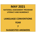 2021 ACARA NAPLAN Language Answers Year 7